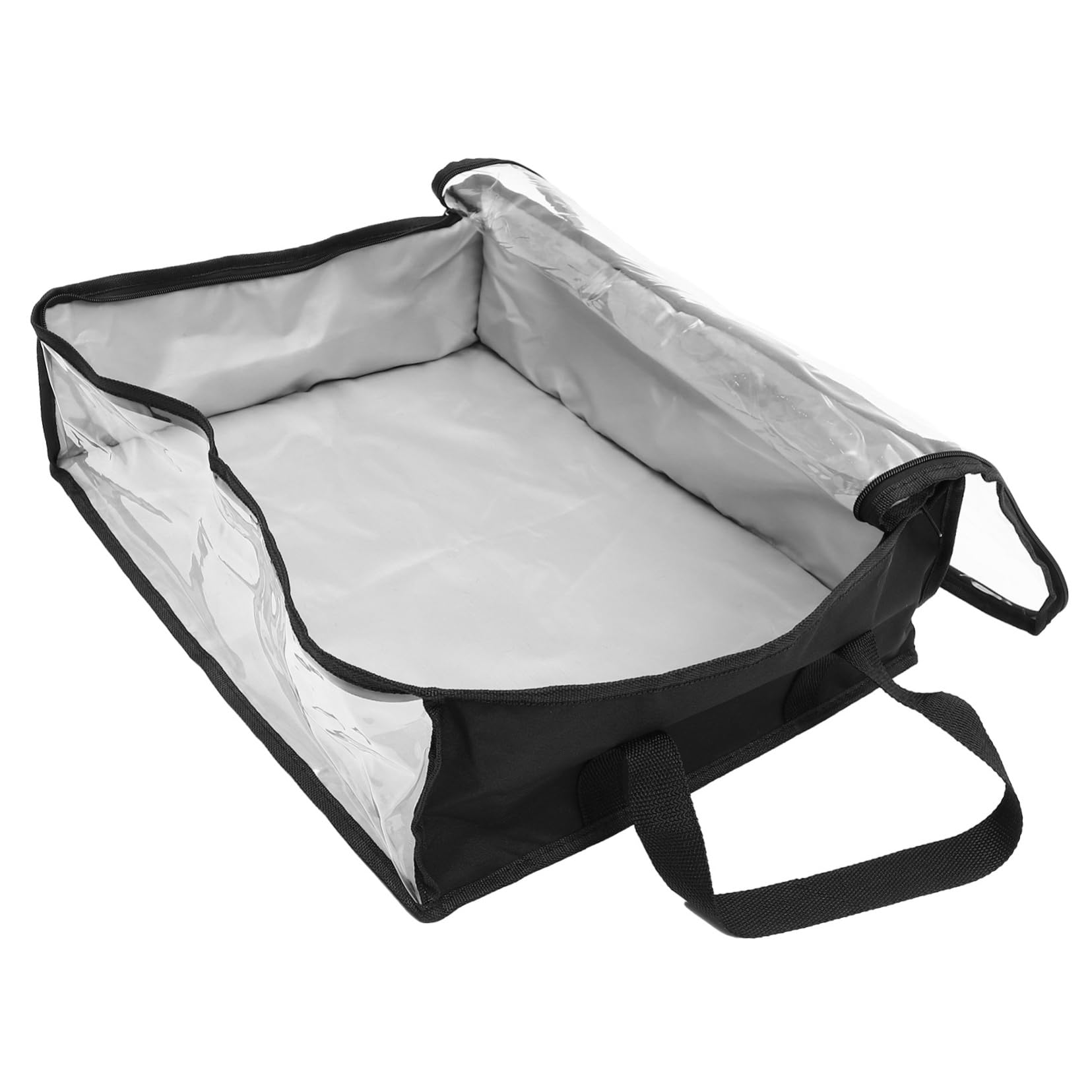 Happyyami Large Clear Baseball Hat Storage Bag Foldable Organizer with Zipper Closure for Efficient Home and Dorm Use for Caps and Visors Ample Space for Easy Access