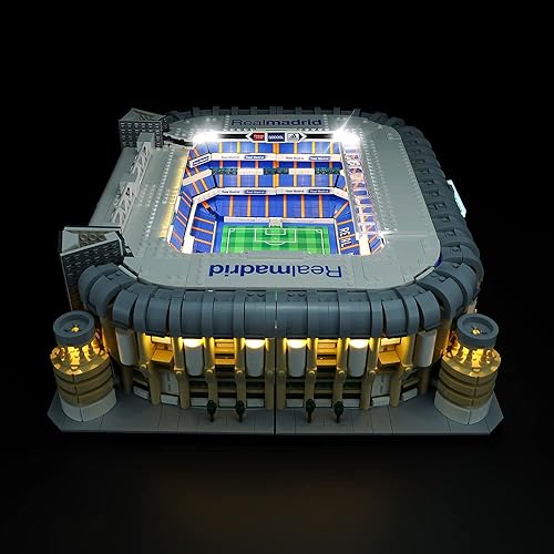 Miniatura 4 de Kit de luces LED para Lego 10299, kit de iluminación de construcción de decoración para (Real Madird Santiago bernabeu Stadium 10299) (sólo kit de