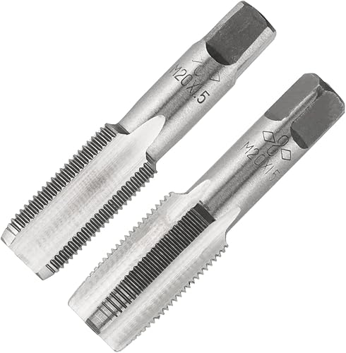 M20 X 1.5 Mano métrica de grifo, mano derecha M20 X 0.059 in roscado mano grifo 1 par