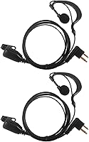 Vista 1 de Walkie Talkie Auricular para Motorola Radio cls1410 cls1110 bpr40 cp200 cp200d cp185 cp100 rdm2070d con PU G gancho de oreja y micrófono PTT