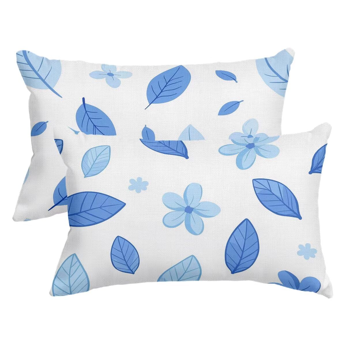 Housse coussin exterieur impermeable 60x80 taie oreiller rectangulaire lilas