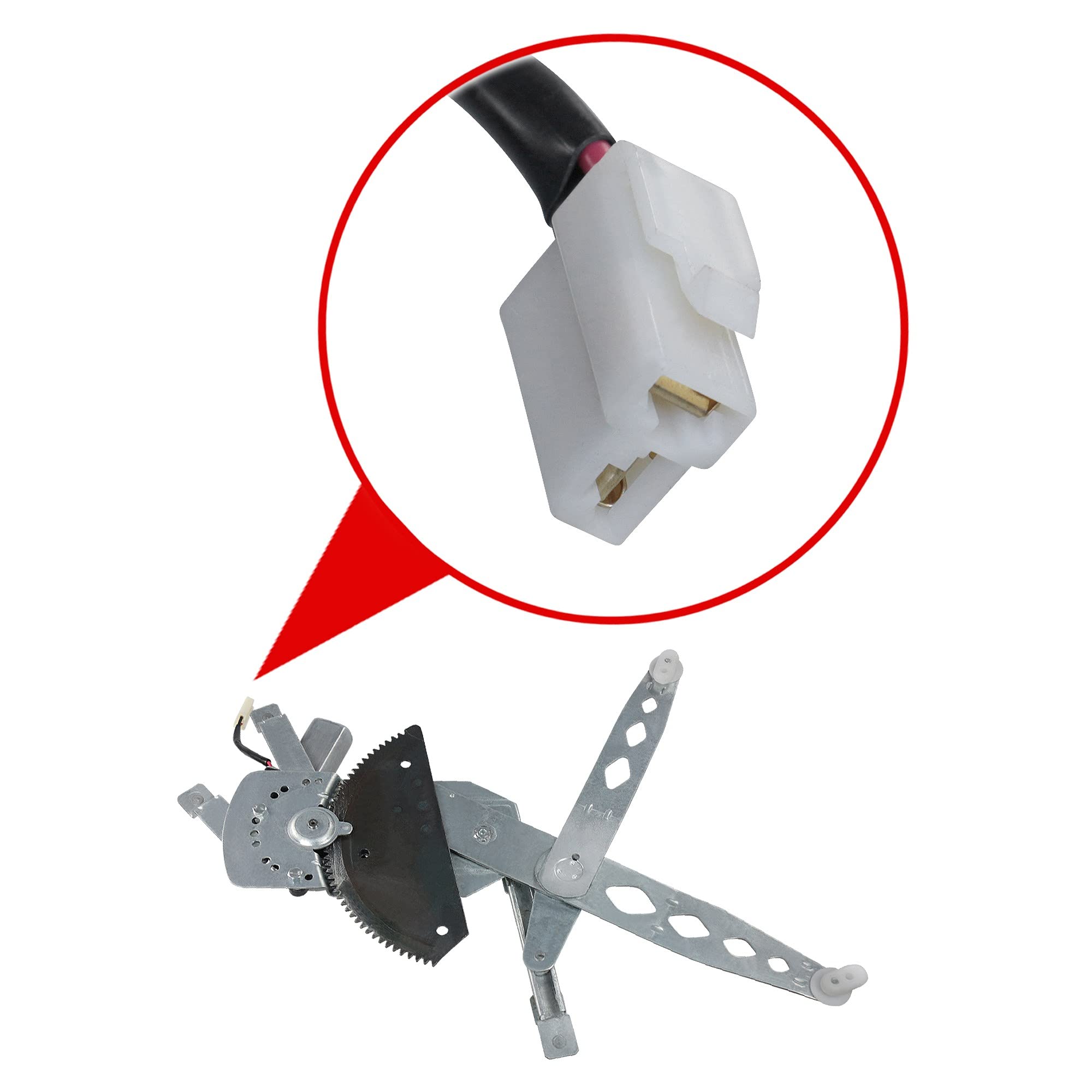 2 Eleva-lunas Eléctricos Delanteros Izquierdo Y Derecho Para Renault Twingo I – Con Motor, Listos Para Montar