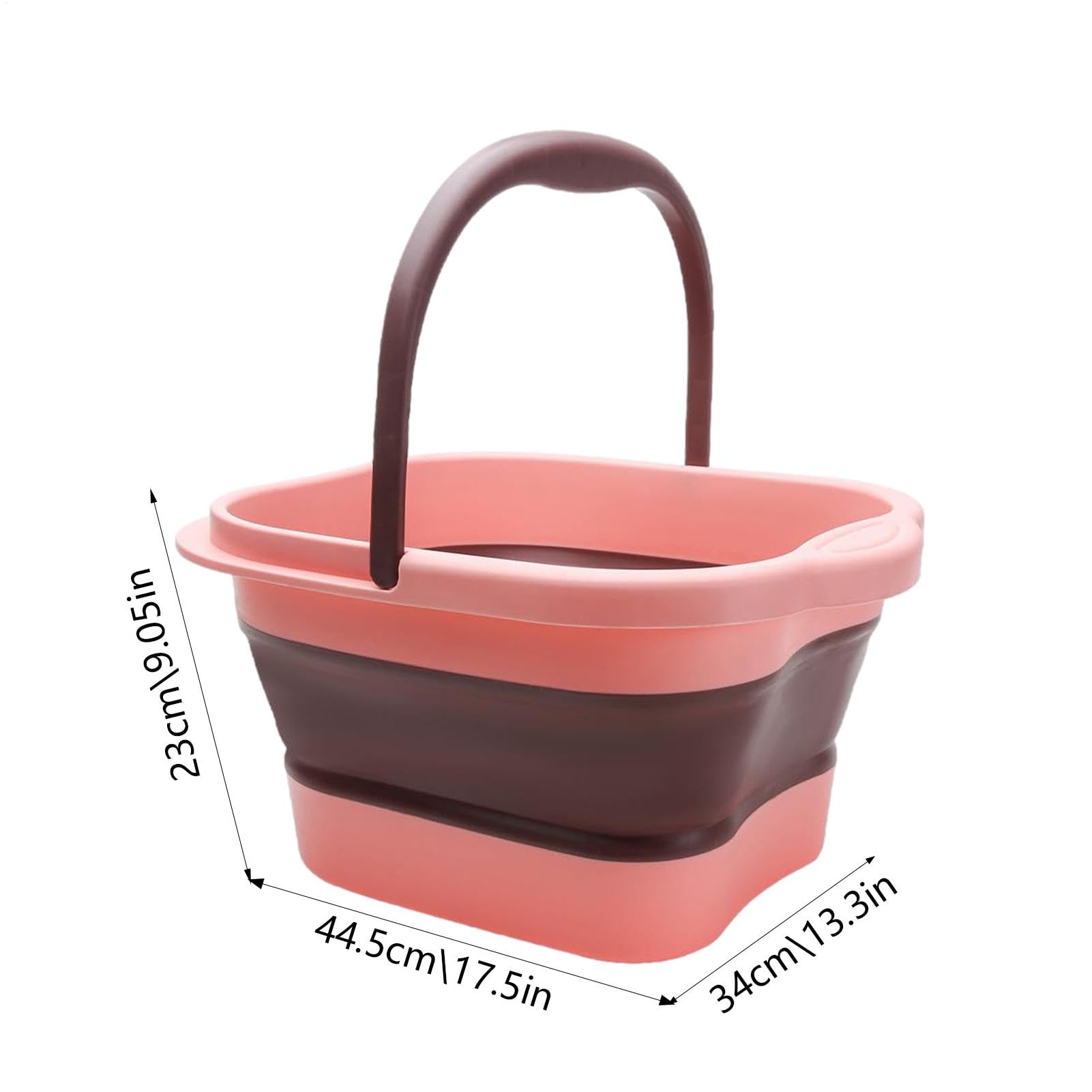 Baño de pies - Baño de pies plegable de 15 l, cubo para | Bañera para pies con asa, cubo para, cubo de spa para pies para pies, bañera para pies con asa para viag