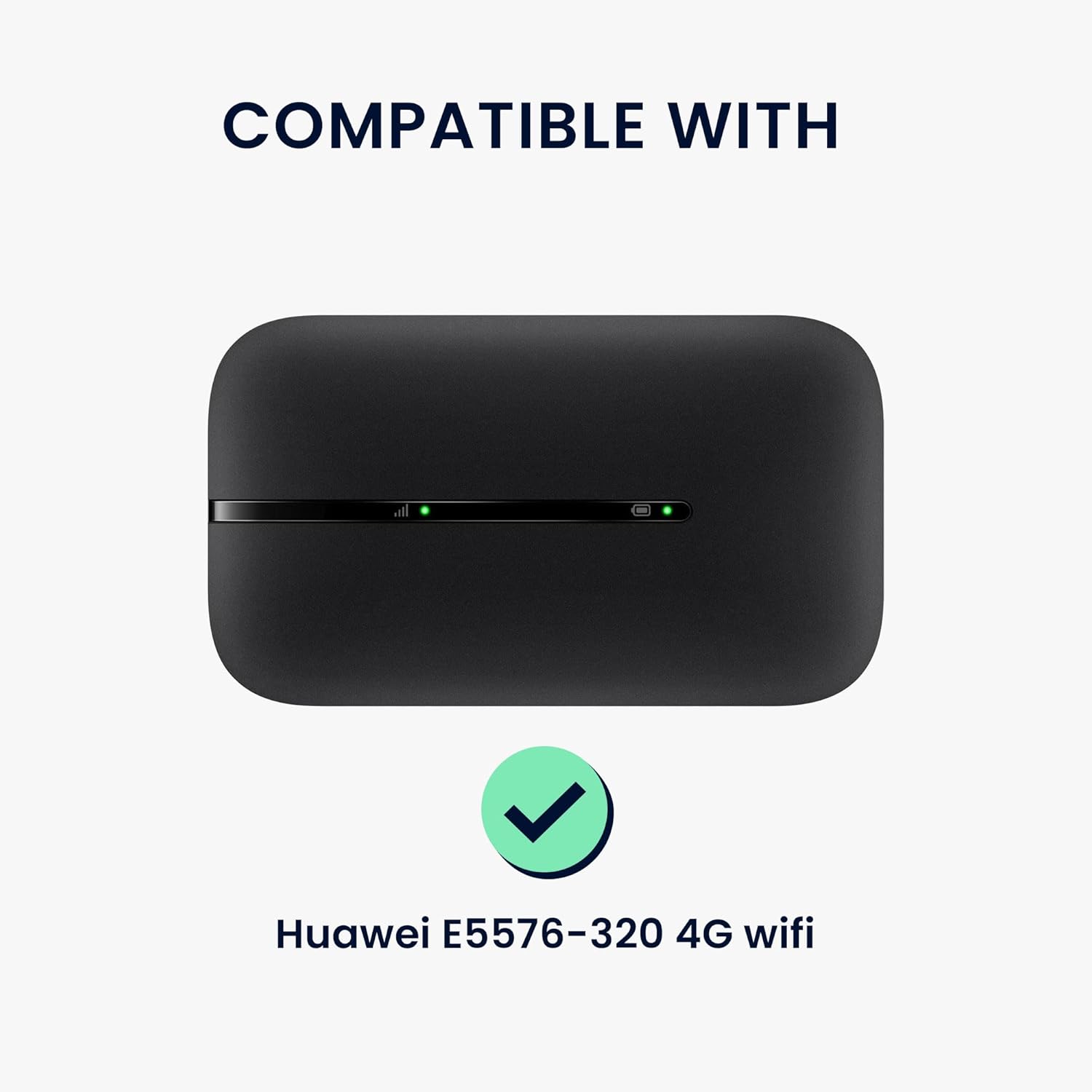 kwmobile WiFi Router Case Compatible with Huawei E5576-320 4G WiFi Cover - Silicone Portable Hotspot Case Black image 2 of 8 B0DSPNDV3Q