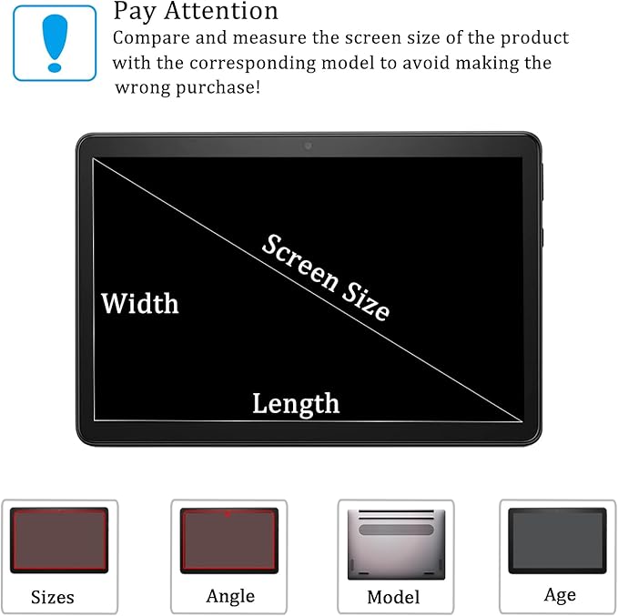 Protector de Pantalla i-Tensodo Vidrio Templado 9H para Onn 12.1" miniatura 2