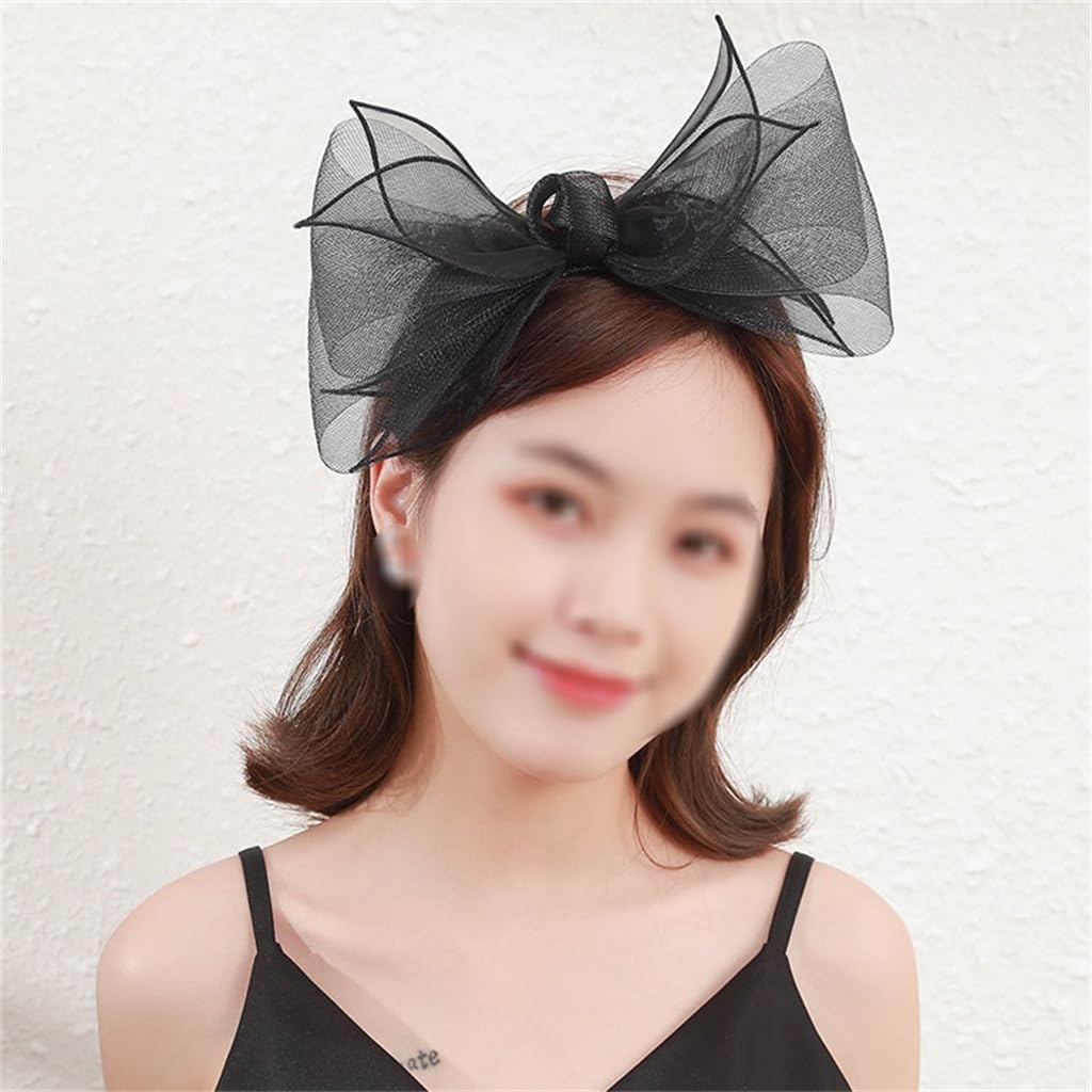 Europe and the United States Wind Banquet Retro Headdress Hat Layer Mesh Hair Accessories