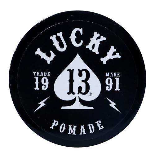Miniatura 3 de Lucky 13 Barber Supplies - Pomada para el cabello original, alta sujeción, alto brillo, a base de agua, aroma Mai Tai, 4 onzas