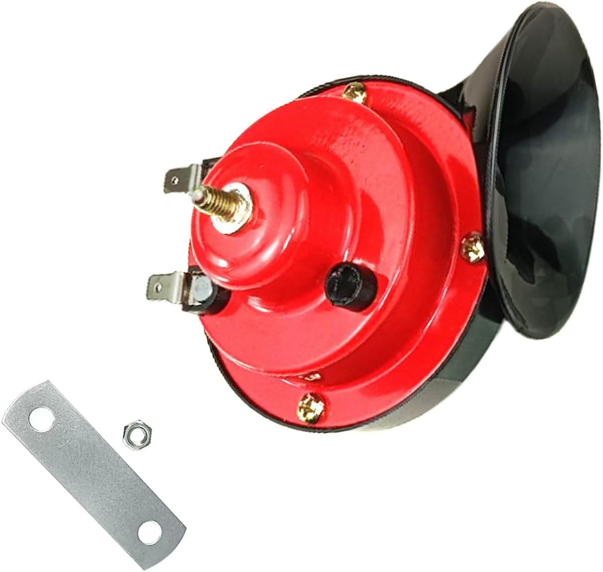 300DB Super Loud Train Horns, 12V 4A Waterproof Air Horns Replacement Kit, Car, Motorcycle, Truck, Bike, Boat Car Air Electric Snail Double Horn, Automotive Accessories Universal for Car