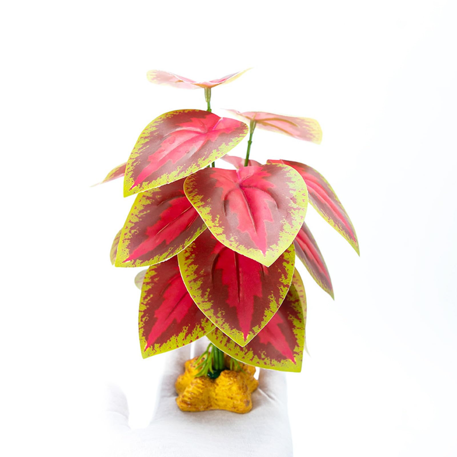 Plante pour reptiles - Plante flexible - Terrarium - Jungle Habita - Pour lézards et serpents - Décoration fausse plante