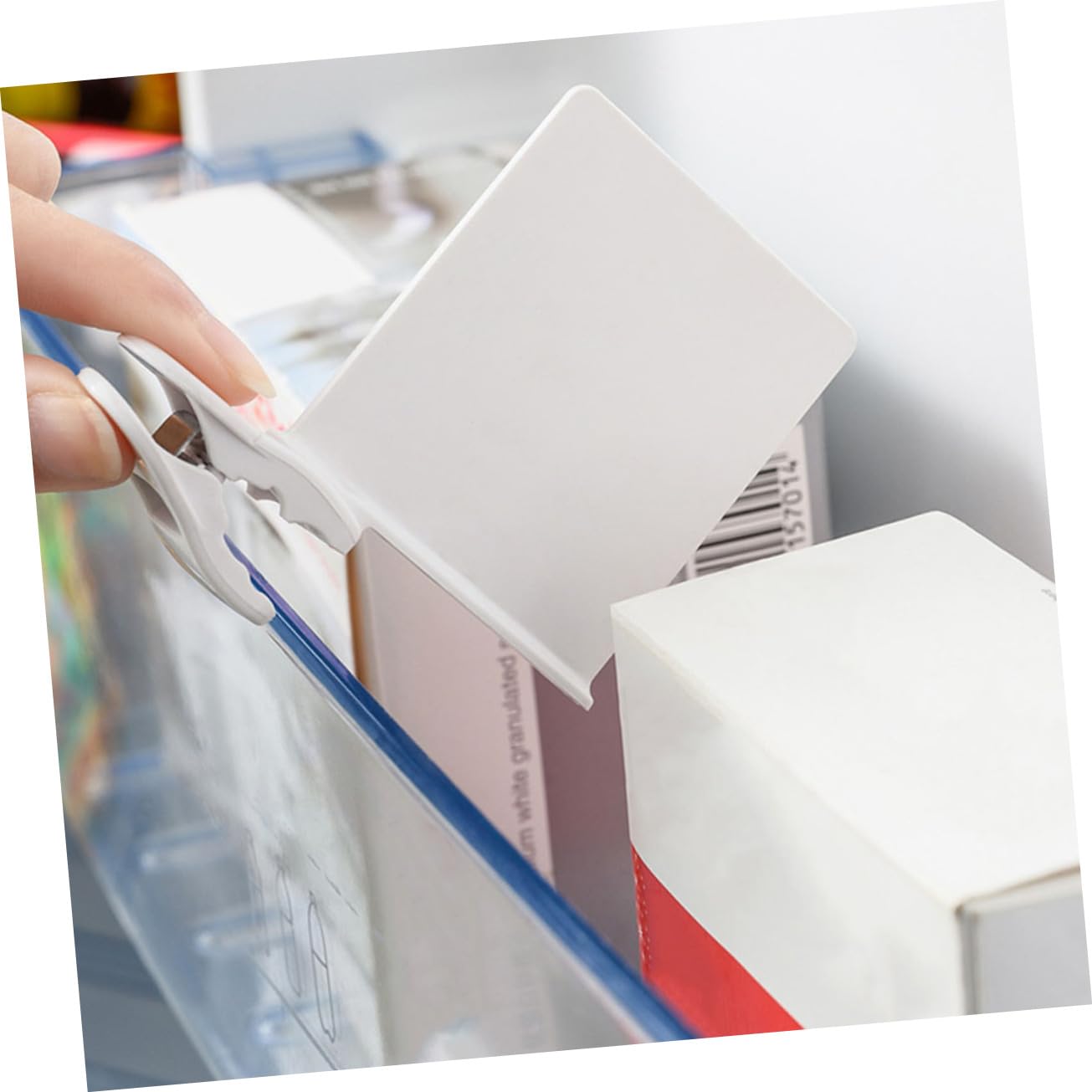 Gatuida Divisori per Frigorifero 8 Pezzi in ABS Resistenti all'Usura, Organizzatori Pratici per Frigorifero e Congelatore, per Uso Quotidiano e Regali di Inaugurazione Casa