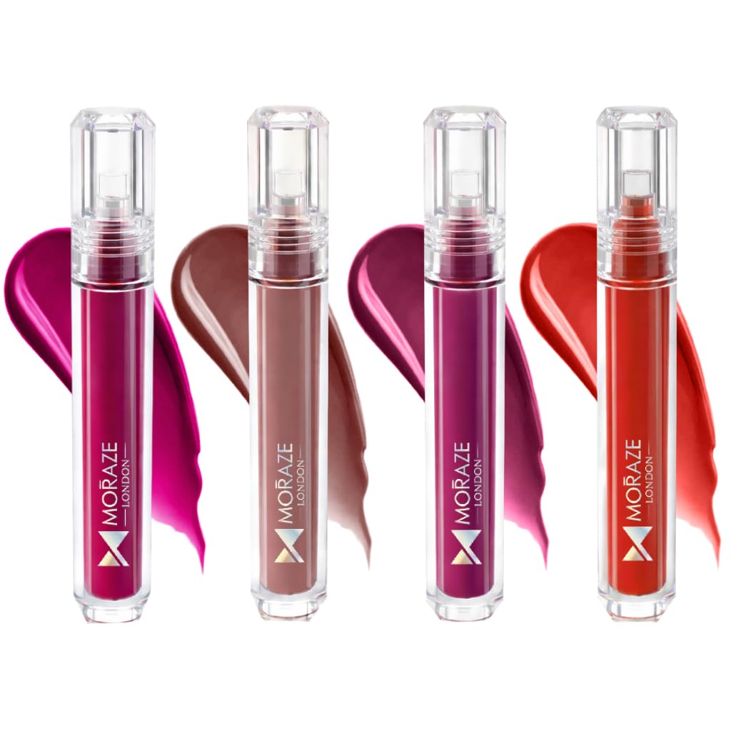 Moraze Liquid Lipstick Pack of 4 (1.8 ml Each) | Matte Long Stay Lip Color Set | Smudge Proof, Waterproof Finish | Lightweight Comfortable Formula-image-14