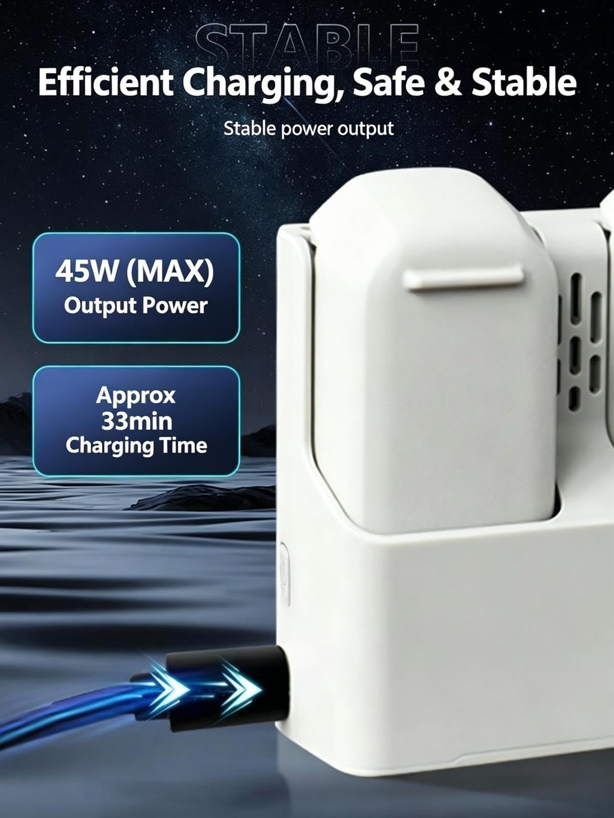 Compatibile con DJI Neo Battery Charging Manager Ricarica rapida da 45 W