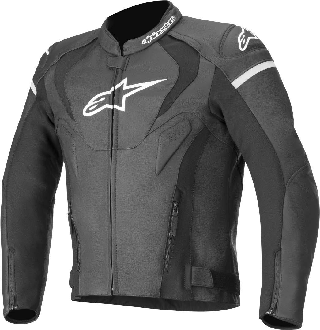 Amazon | Alpinestars Black Jaws V3 オートバイレザージャケット L
