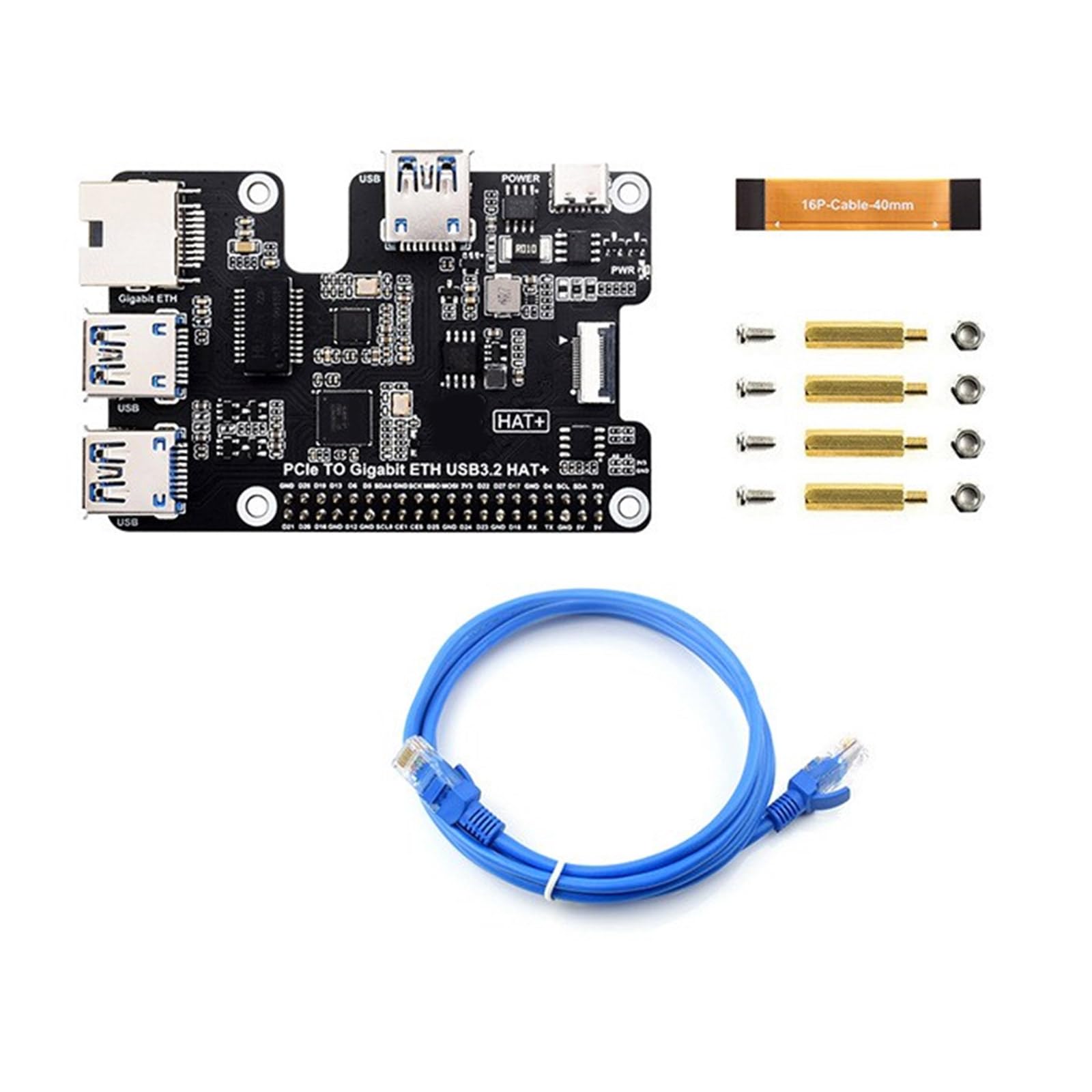 Aggiornamenti desktop PCIe a USB 3.2 Gen1 e Gigabit Ethernet Adapter per periferiche espanse Access PCIExpress Adapter
