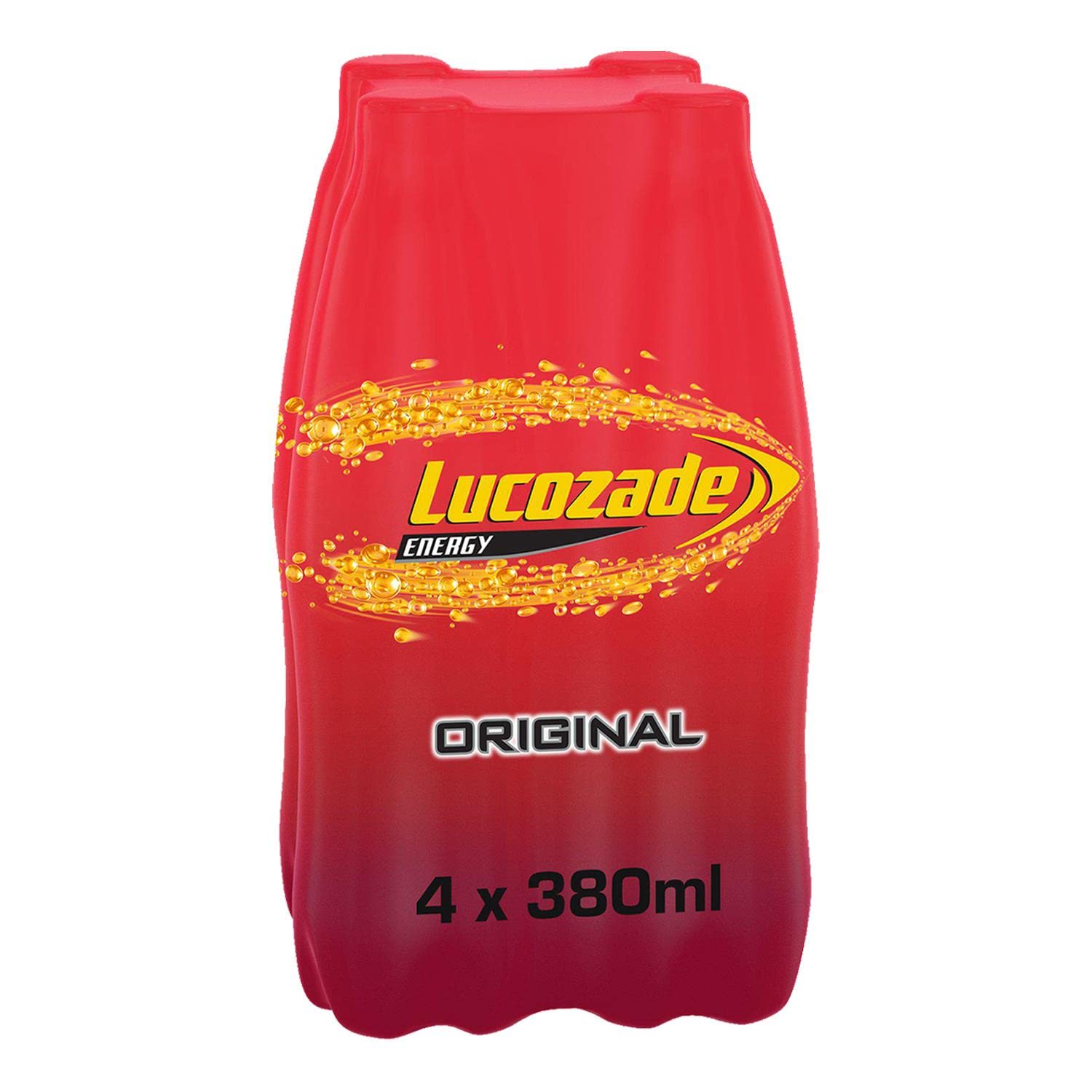 Lucozade Energy Original Drink in Pet Bottle 380 ml (Pack of 24)