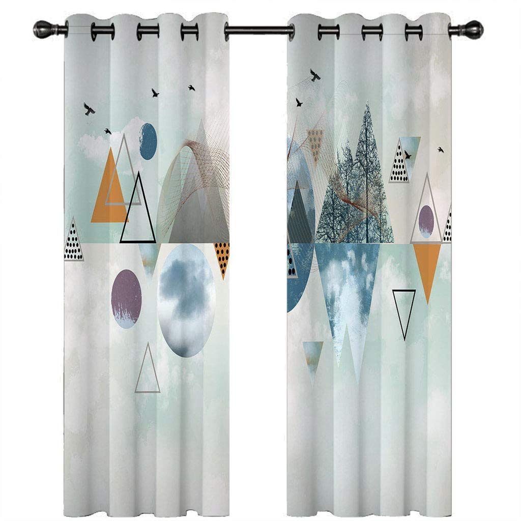 Rideau thermique isolant anti-froid contre les courants d'air de fenêtre 234x230cm