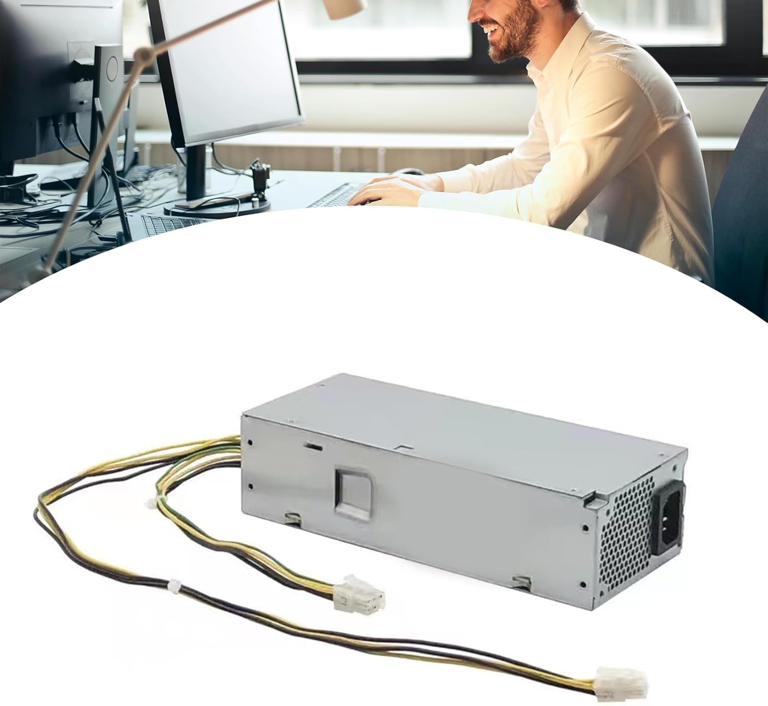 6+4ピン 180W PSU 交換用デスクトップコンピュータ電源 510S-07ICB V530S-07ICB 00PC772 00