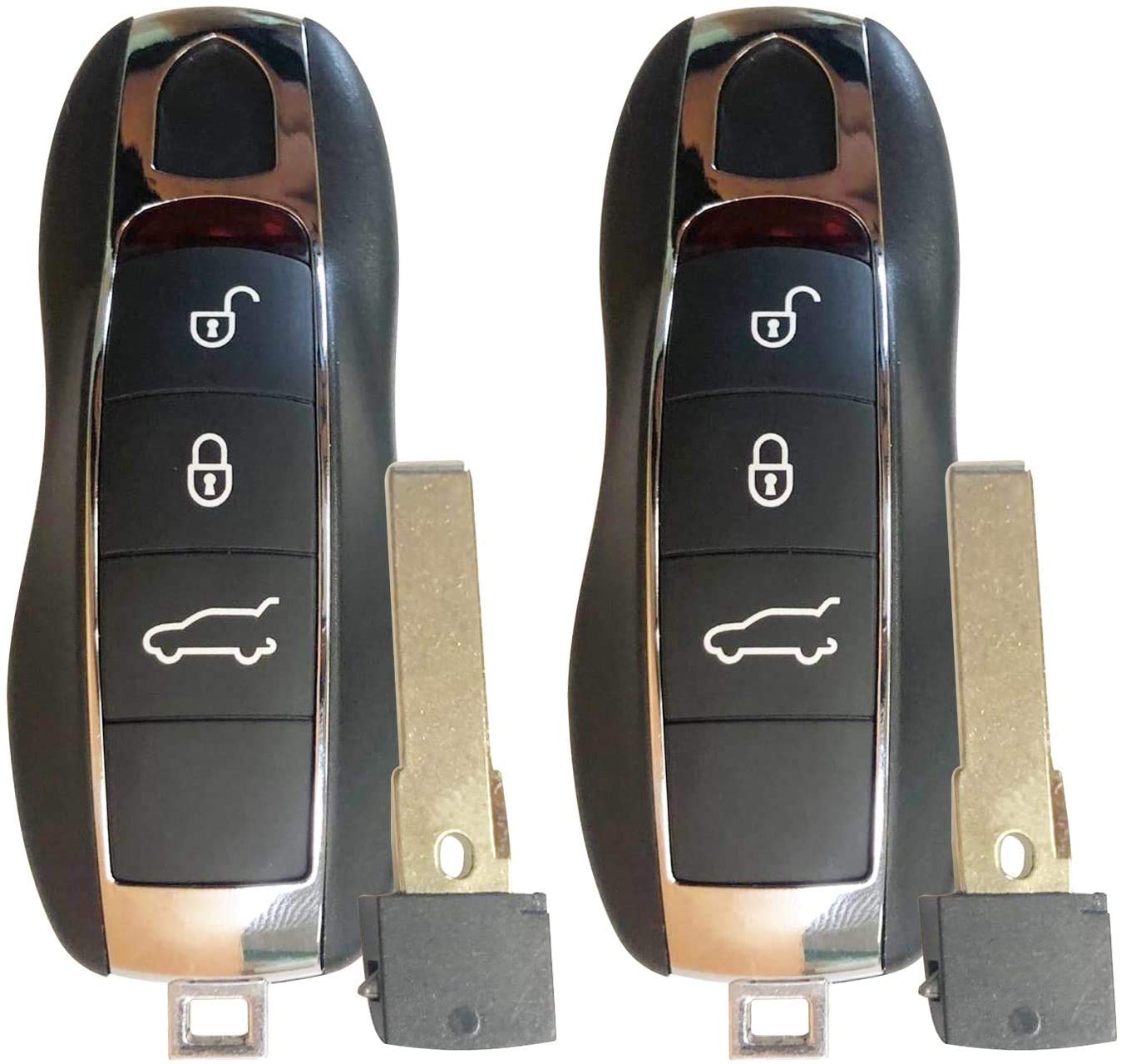2 BexKeyless New Replacement Remote Car Key Fob fits KR55WK50138 315MHZ 2010-2017_911_/2010-2016_Boxster_/2010-2017_Cayenne_/2015-2017_macan_/2010-2016_Panamera_