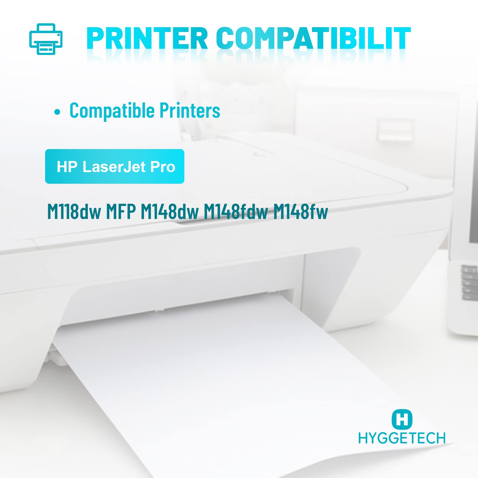 Hyggetech 94A CF294A Confezione da 2 Cartucce Toner Compatibili per HP 94A 94X CF294A CF294X Toner per HP Laserjet Pro M118dw MFP M148dw M148fdw M149fdw