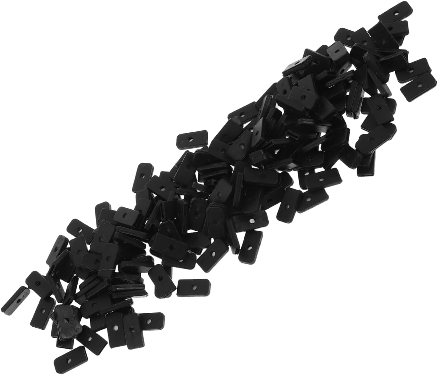 HAKIDZEL 200pcs Black 6mm Corset Boning Tips Caps for Bridal Gown Sewing, DIY Dress Boning Caps for Wedding Attire and Costume Undergarments