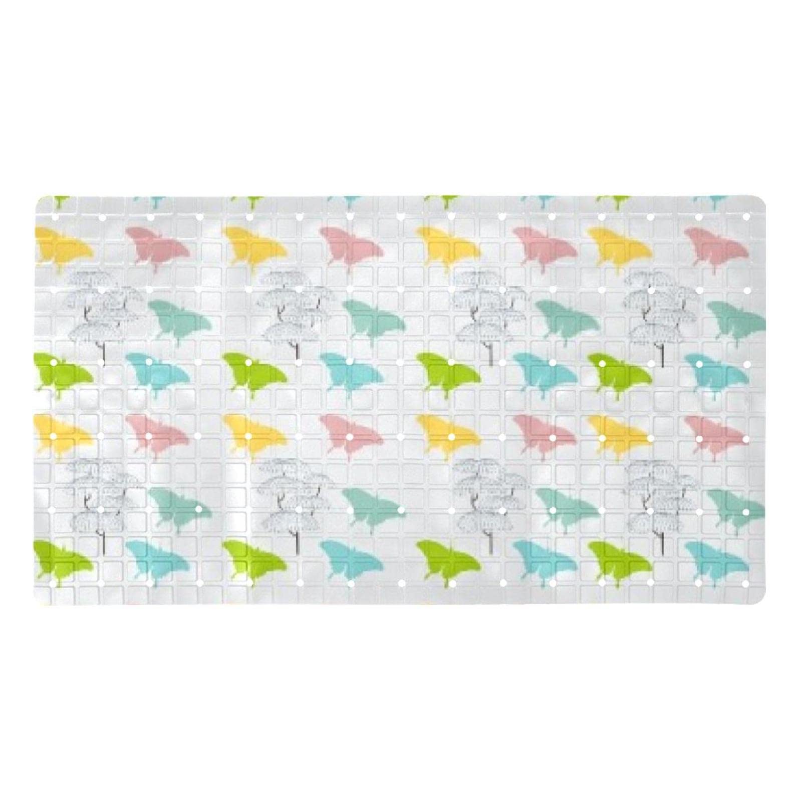 Tapis de salle de bain papillon pour une douche matinale relaxante