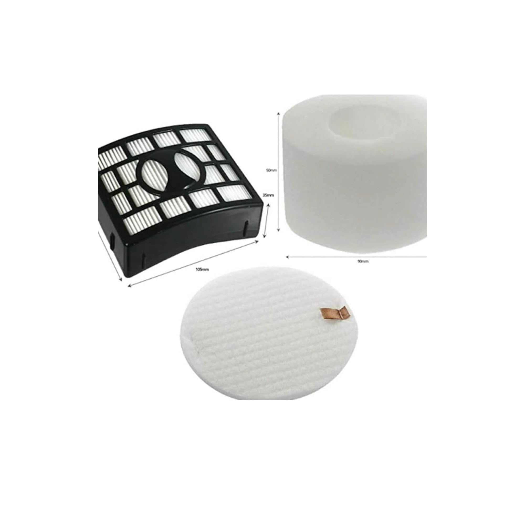 BuyParts filter kit for Shark Rotator Powered Lift-Away Speed NV680, NV601UKT, NV683, NV681, NV800UK, NZ801UK, NV800, NV800W, NV801,UV810 Series