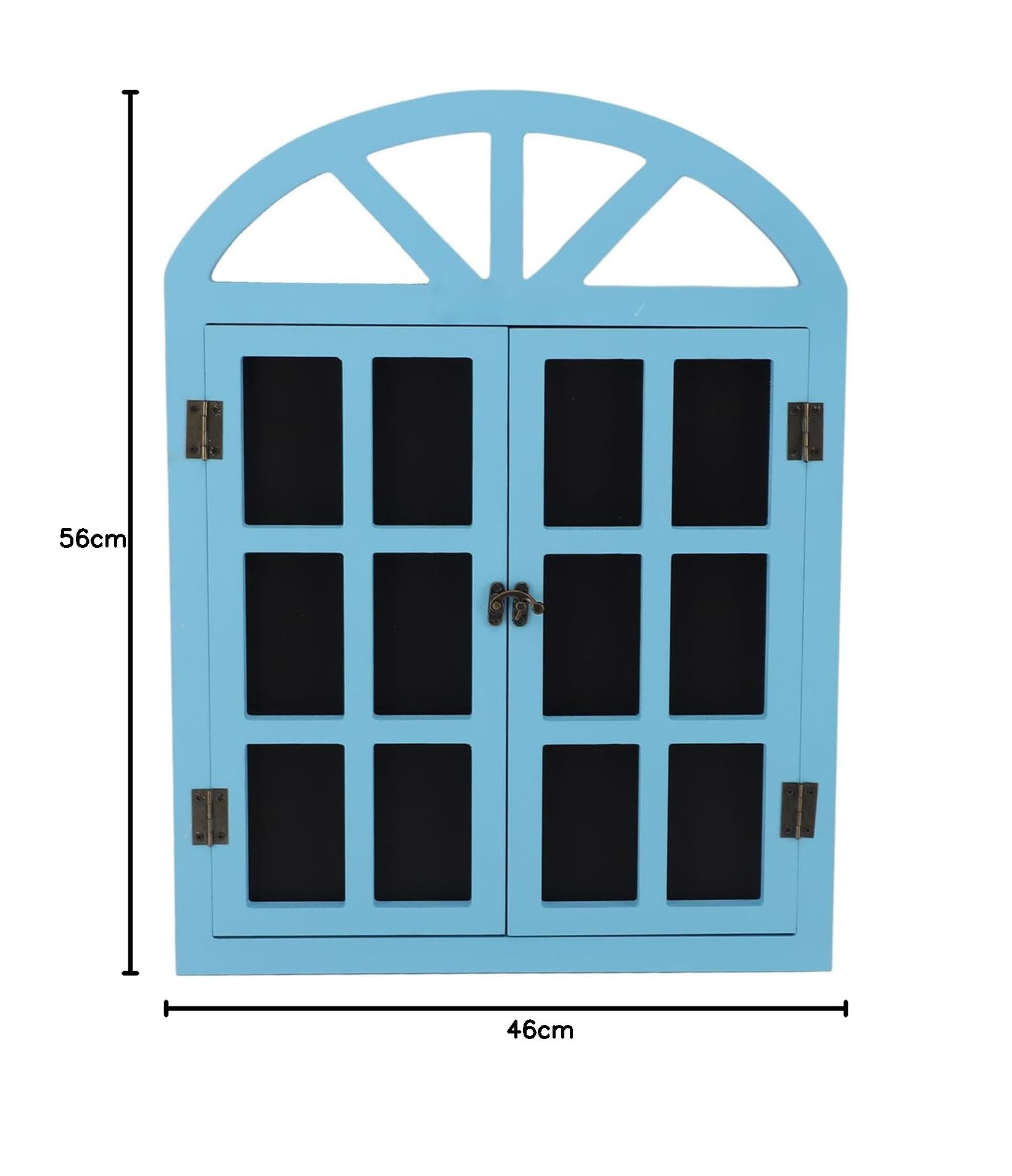 Letrero, tablero de mensajes, tablero de letras, ventana falsa, pizarra de tiza, cartel, pizarra negra, cartel, decoración versátil, fácil de colgar, tablero de mensajes para (azul)