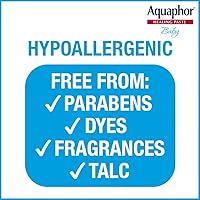 Vista 3 de Aquaphor Crema para sarpullido del pañal del bebé - Para sarpullido y brotes graves del pañal - Tubo de 3.6 oz