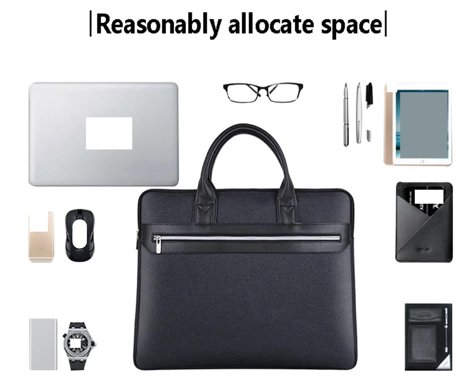 Borsa for laptop for computer for notebook for antiurto Custodia for da viaggio for uomo d'affari per Computer Compatibile(Blue)