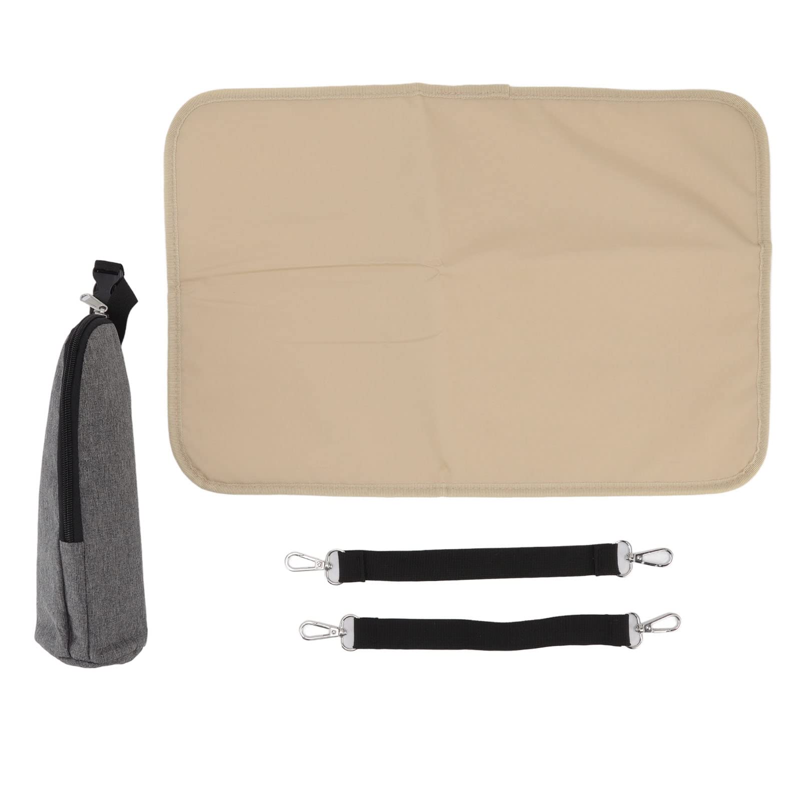 Wickeltaschen-Rucksack für Mama, bestickte Wickeltasche mit Kinderwagen-Aufhängung, 20 l großer Babyrucksack, Wasser-Oxford-Gewebe, USB-Ladeanschluss und isolierter Flaschenhalter
