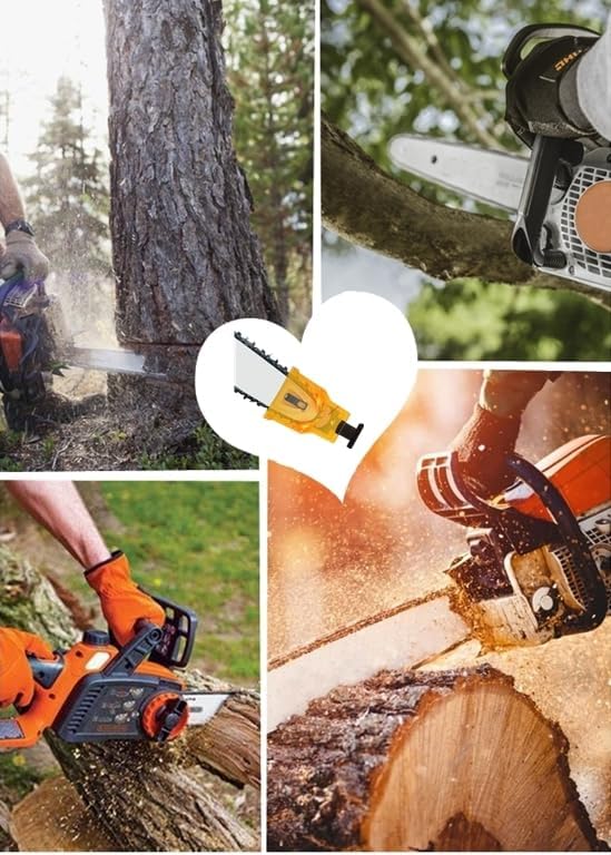 Miniatura 5 de Minlend Kit de afilador de motosierra, portátil, fácil herramienta, manivela de mano, afilador de hoja de motosierra con 3 rebabas de afilado de