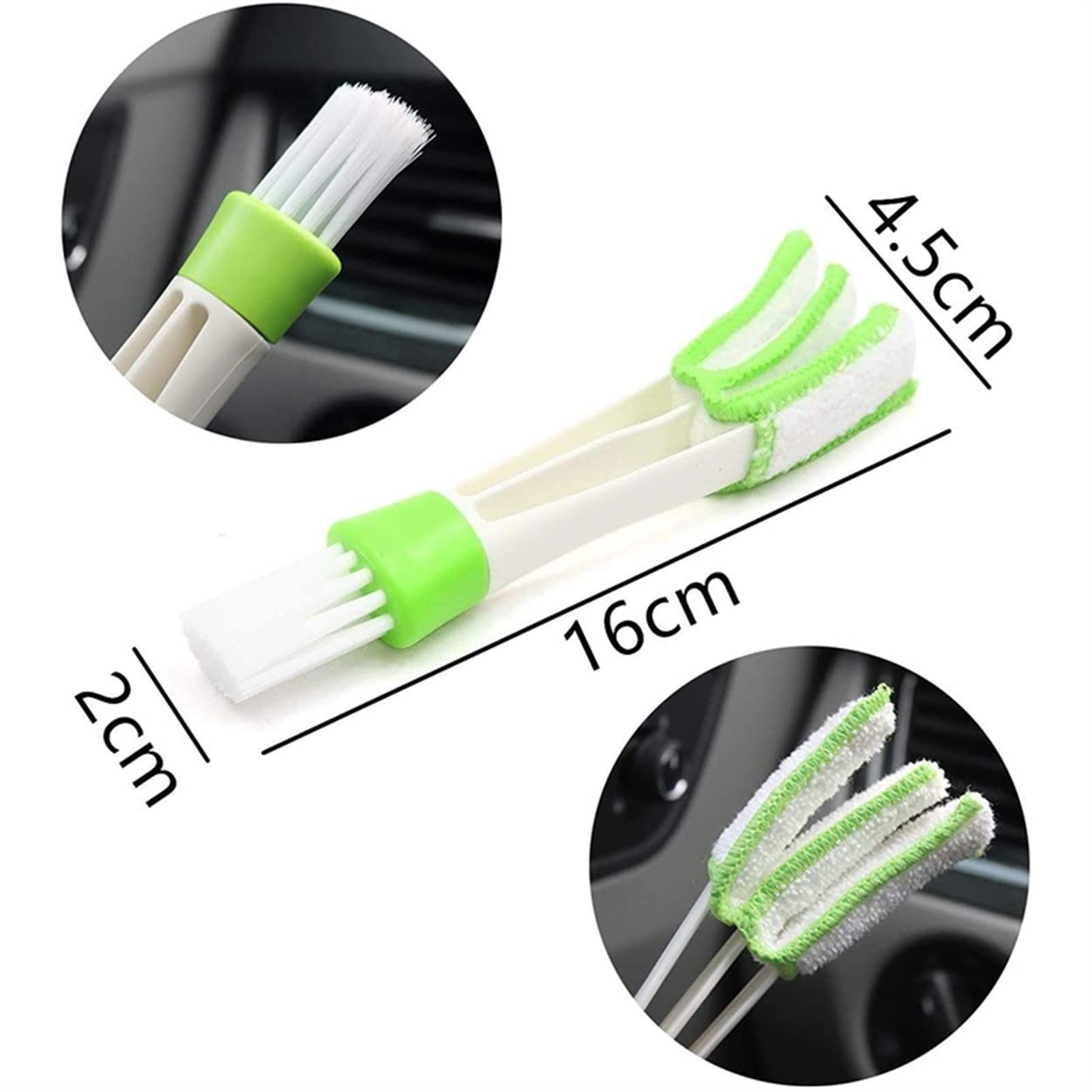 TRUSTTWO 14pcs / set Auto Detailing Brush Brush Sponge Spazzole Interno Aria condizionata Air Outlet Dettaglio RIM Pulizia Strumenti di pulizia dello sporco The New