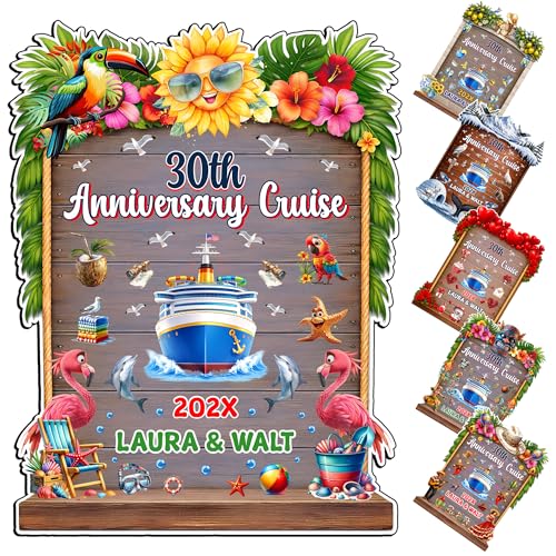 Imán de puerta para aniversario, decorativo y personalizado miniatura 1