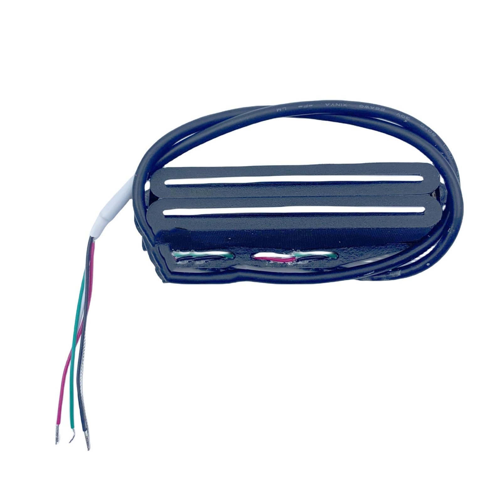 Mini Gitara Elektryczna Kartonowa Mała Dwutorowa Alnico 5 Pickup Bk Przenośna I Lekka(White)