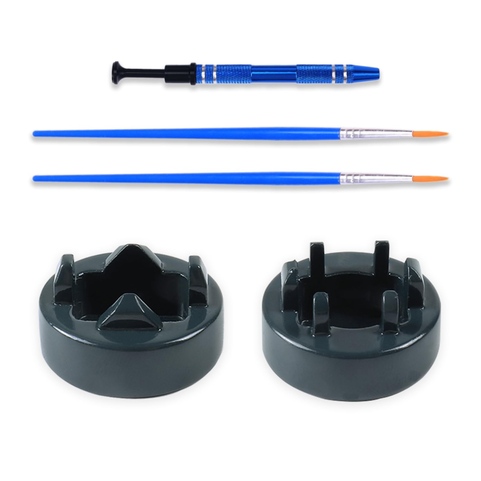 Micscrew 5 PCS Keyboard Lube Kits with Metal Switch Opener for Cherry MX Switches and Gateron Kailh, Stem Holder, Lube Pen, Metal Keyboard Switch Kit for Mechanical Keyboard Accessories