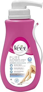 VEET® Pure, In-Shower, Hair Removal Cream, Sensitive Skin, Legs & Body, 400 mL