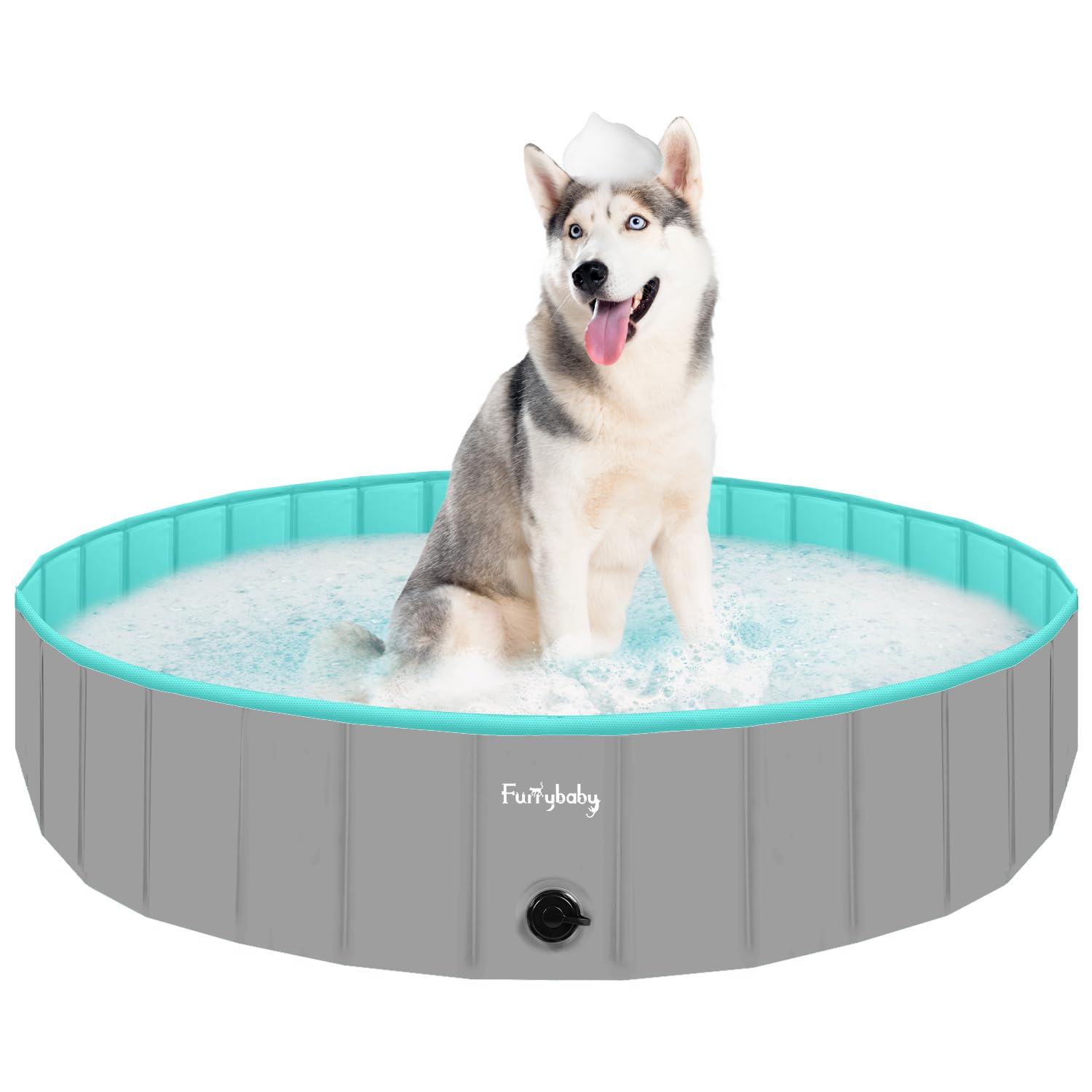 Amazon.com: Foldable Dog Pool for Large Dogs, Hard Plastic Kiddie