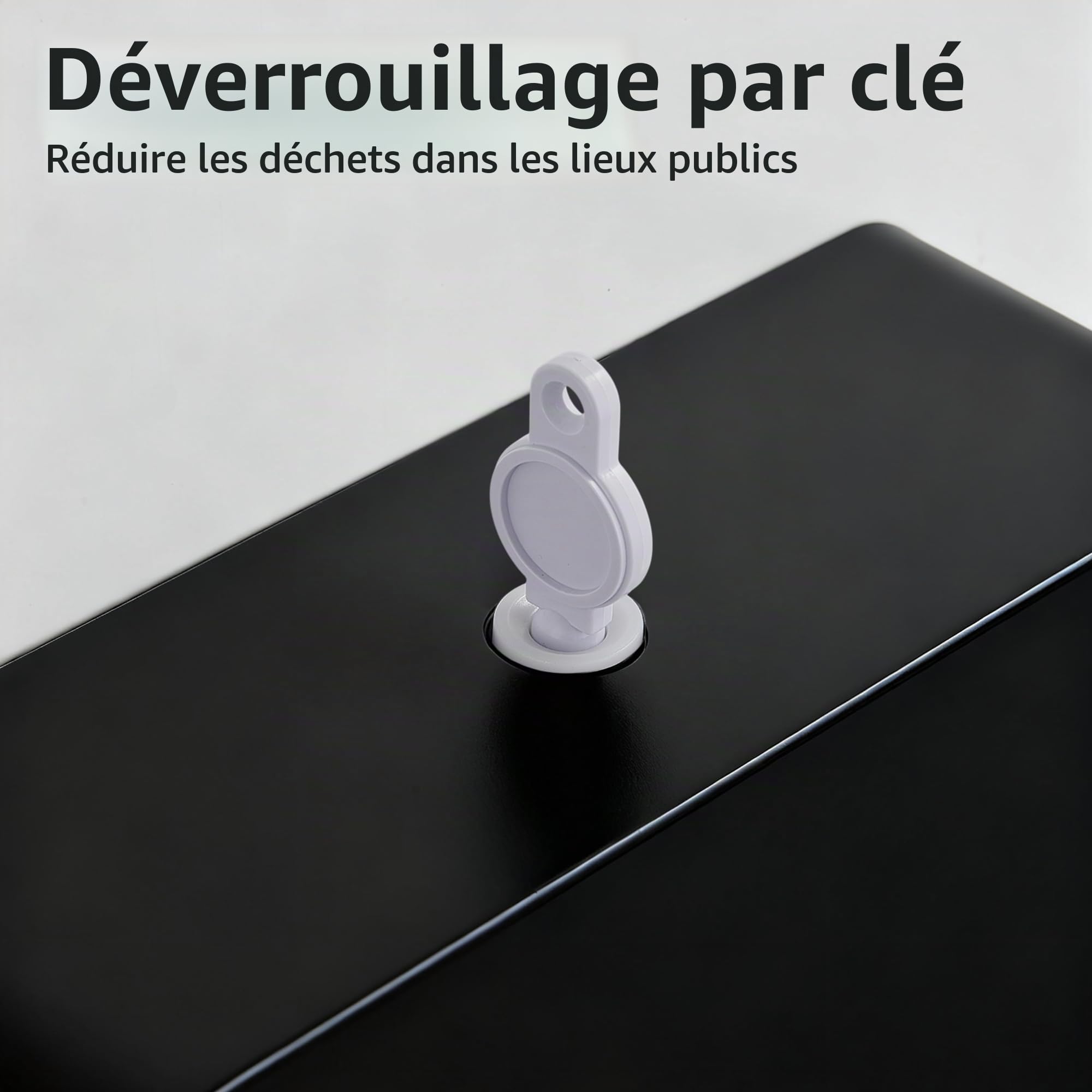 Distributeur de Serviette en Papier Mural, Distributeur Essuie Mains Pliés, pour Commercial Toilette et Cuisine, Salle De Bain, Peut Contenir 200 Feuilles, Noir