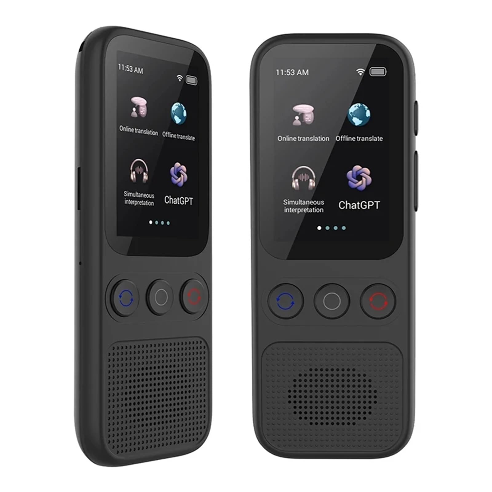 AMRTTWY Scan Reader Pen, Language Translator Device S85pro with 138 Languages Video Recording Voice Translating 16 Offline Translation ChatGPT Function For Dyslexia, Elderly, Kids, Students