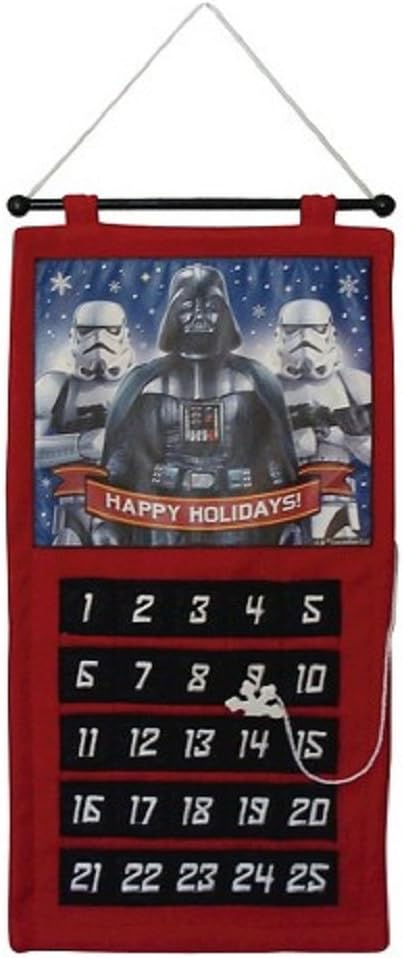 Disney Star Wars Countdown to Christmas Hanging Calendar