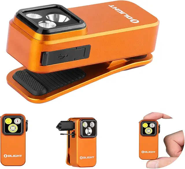 Imagen relacionada con OLIGHT Oclip Pro Linterna EDC Recargable de Clip de Bolsillo 500LM Compacta Conveniente Carga USB C Magnética Portátil para Trabajo Nocturno Herramienta(Naranja)