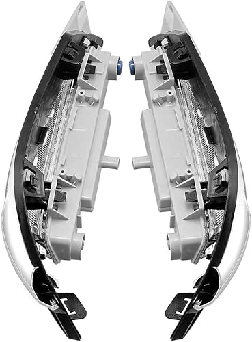 Miniatura 4 de Astra Depot Par LED 6000 K DRL antiniebla lámpara cubierta diurna Correr cromo Trim Molding Compatible con Mercedes Benz Clase C W204 C300 2011-2013