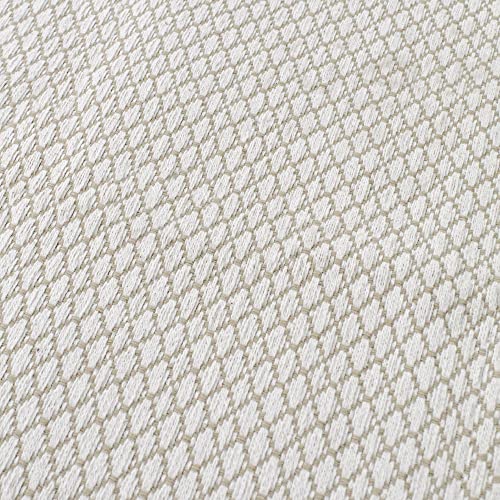 Tapete Grande Sala Quarto 2,00 x 2,50m Sisal Algodão Antiderrapante Emborrachado Decoração Neutra Be