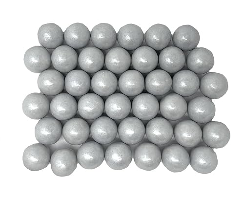 Miniatura 3 de YANKEETRADERS Gumballs con sabor a fruta plateada de 1 pulgada, 2 libras a granel