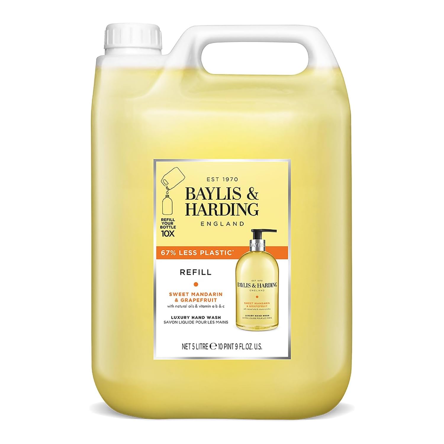 Baylis & Harding Sweet Mandarin & Grapefruit Hand Wash Refill - 5 Litre