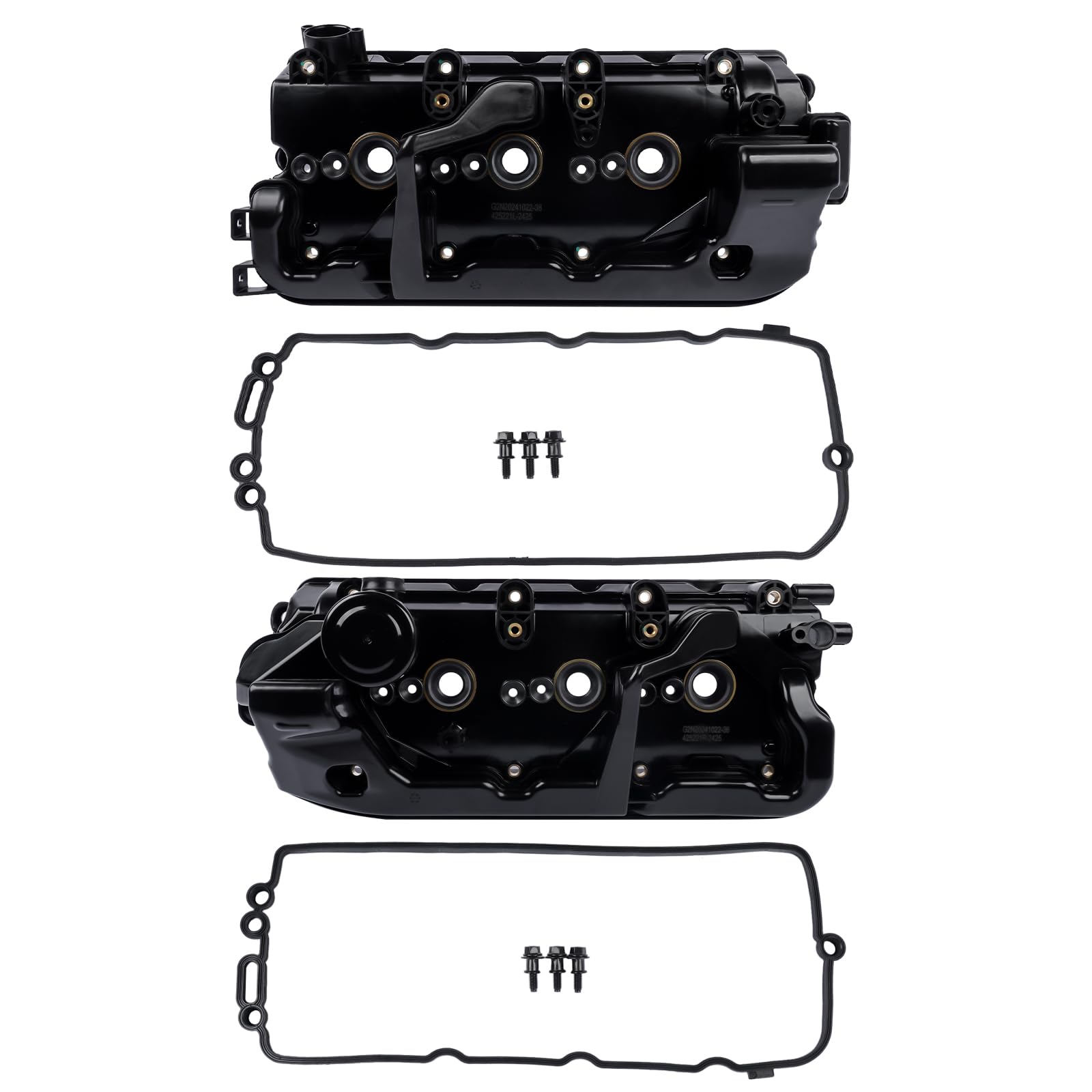 2* Couvercle de soupape de couvercle de culasse Compatible avec A4 A5 A6 A7 A8 Q5 SQ5 Q7 Q8 T0uareg Ama-Rok 3.0 TDI 059103469CG 059103469DE 059103470CS