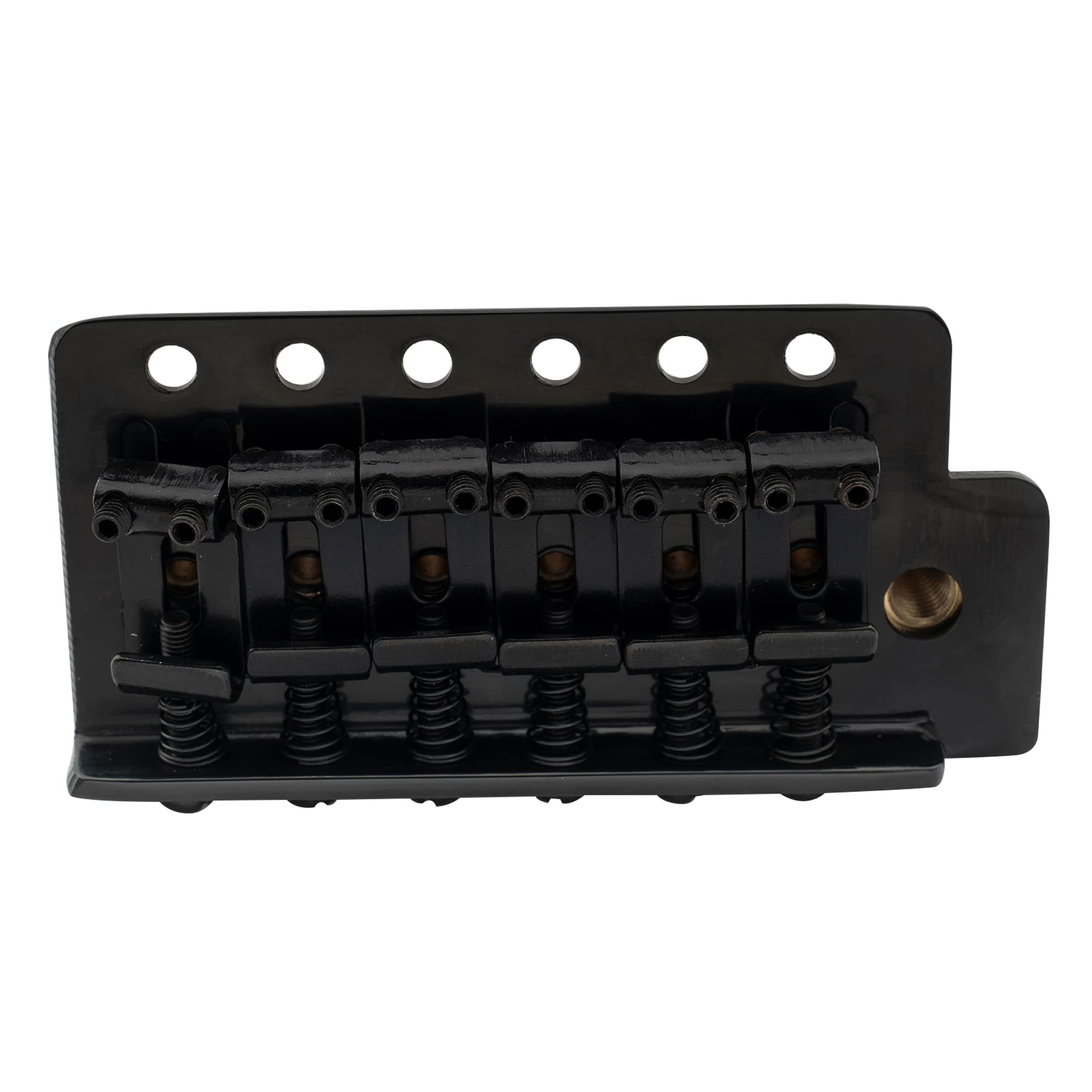 Musiclily Pro BV013 52,5mm Vintage 6-Punkt Tremolo Steg Bridge Schwarz