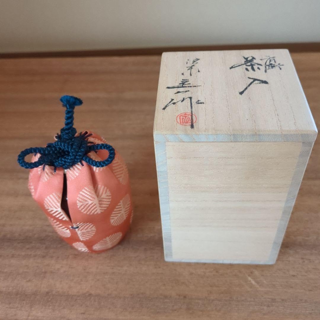 京焼洛東 肩衝茶入 定一作 茶道具 京焼 洛東 桶谷定