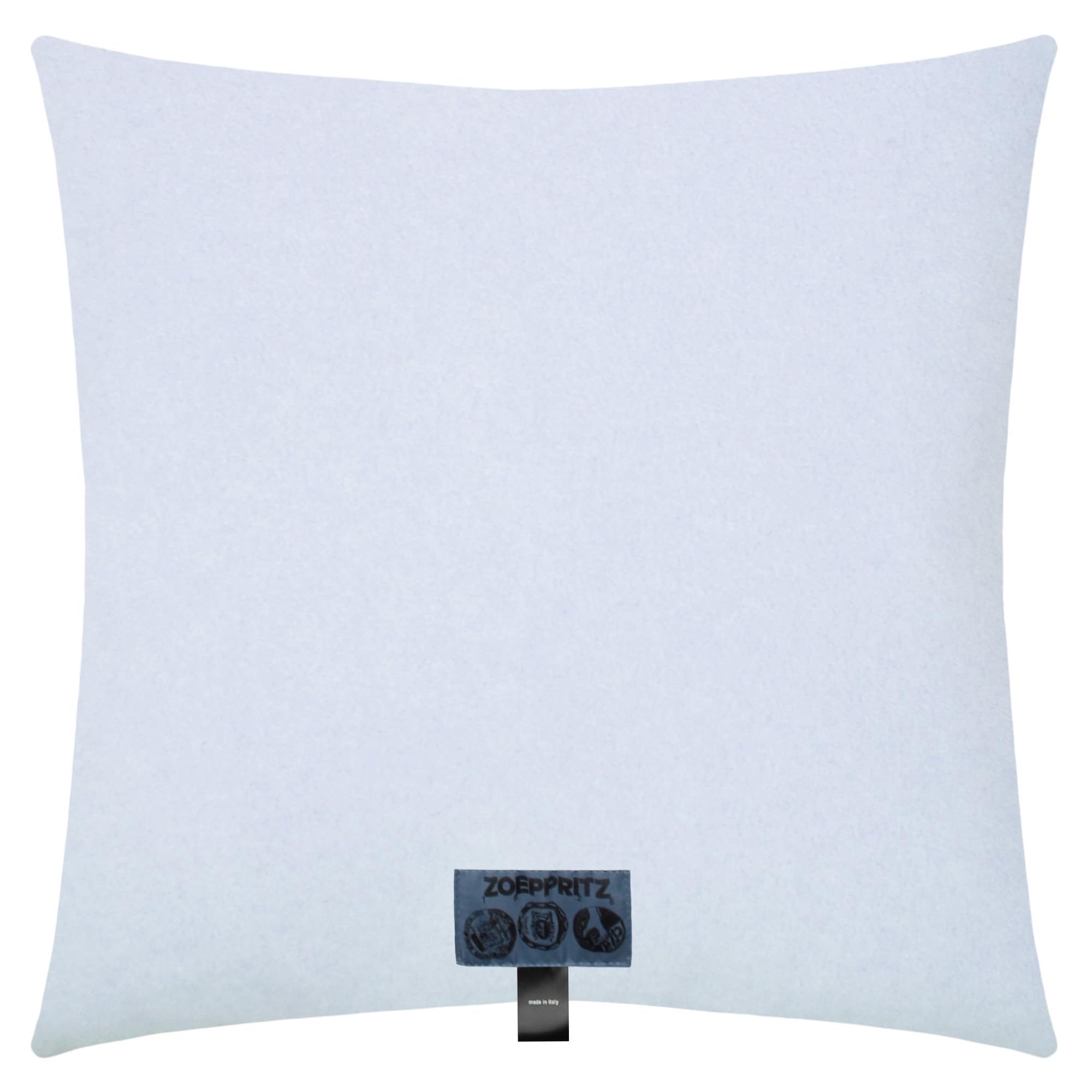 Housse de coussin en polaire douce Zoeppritz, l'excellence du point crochet