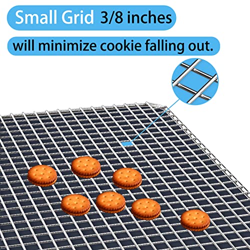 Hilelife Cooling Rack, Oven Safe, 15 X 10 Inches Baking Rack For Oven Cooking, Stainless Steel Wire Rack For Baking #TOP4